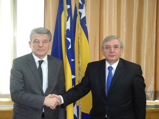 Susret predsjedavajućeg Predstavničkog doma Šefika Džaferovića i ambasadora Rumunije u BiH